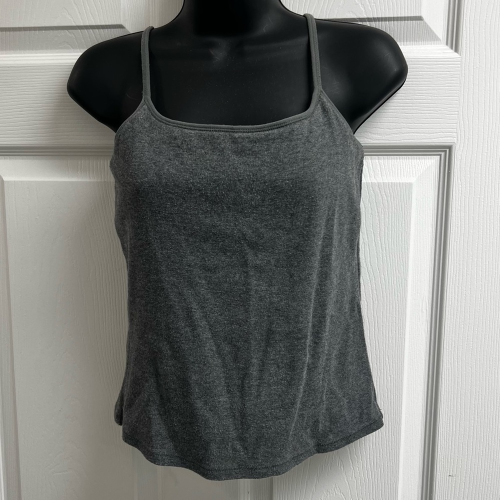 Express gray tank top